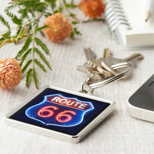 Route 66 sleutelhanger (Zijkant)