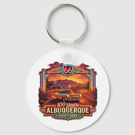 Route 66 Sleutelhanger (Voorkant)