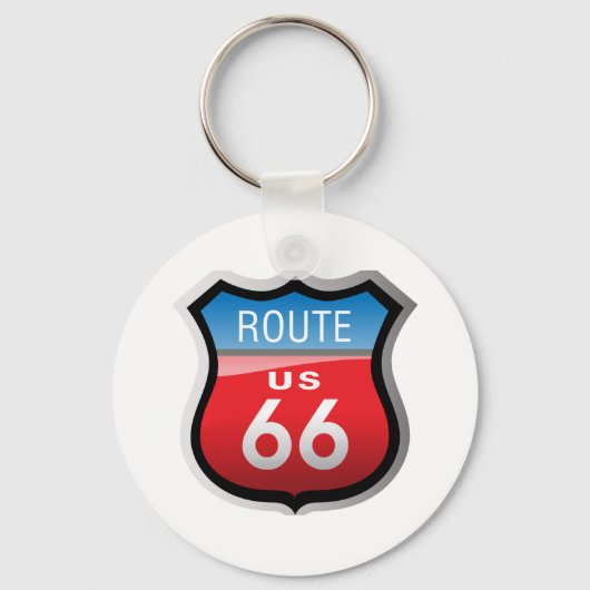Route 66 sleutelhanger (Voorkant)