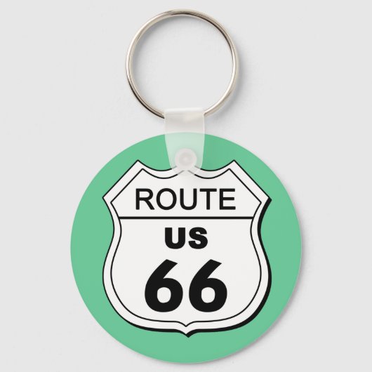 Route 66 Sleutelhanger (Voorkant)
