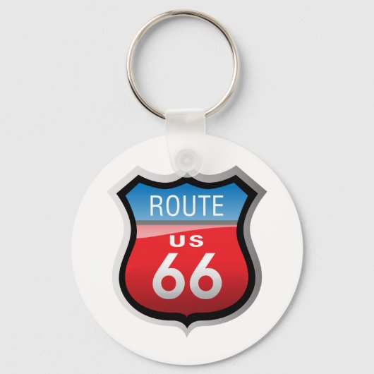 Route 66 sleutelhanger (Voorkant)