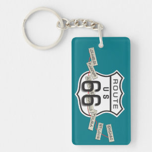 route 66 sleutelhanger 15d