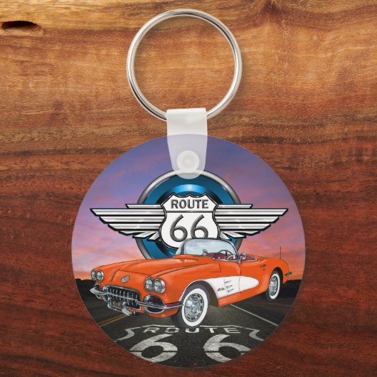 Route 66 Sleutelhanger - SRF (Voorkant)