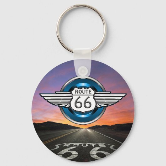 Route 66 Sleutelhanger - SRF (Voorkant)