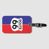 Route 66 snelweg teken aangepaste reisbagage label bagagelabel (Voorkant (horizontaal))