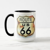  Route 66 Snelweg verkeersbord Mok (Links)