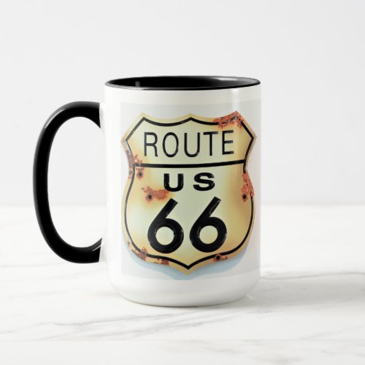  Route 66 Snelweg verkeersbord Mok (Links)