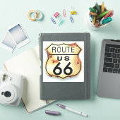  Route 66 Snelweg verkeersbord Sticker (iPad Cover)