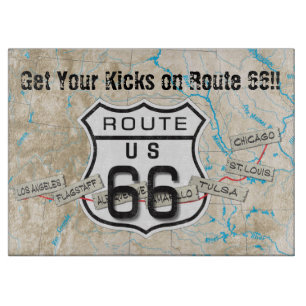 Route 66 snijplaat 2020a snijplank