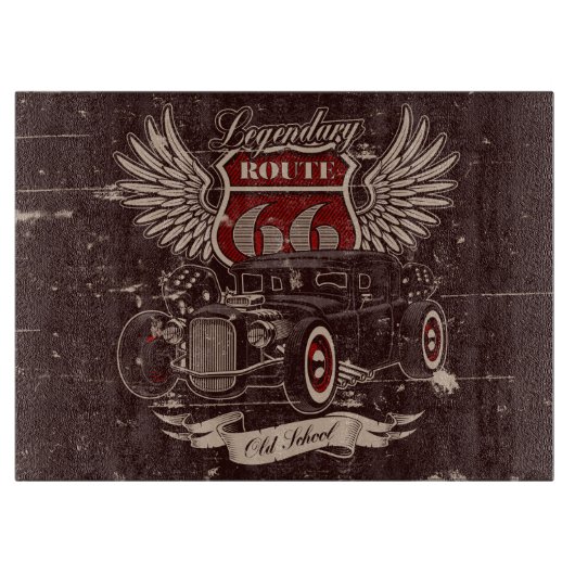 Route 66 snijplank (Voorkant)