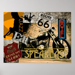 Route 66 Speakeasy Poster