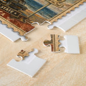Route 66 spelavond staatstempel mozaïek legpuzzel (Zijkant)
