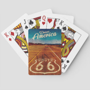  Route 66 Spelkaarten Pokerkaarten