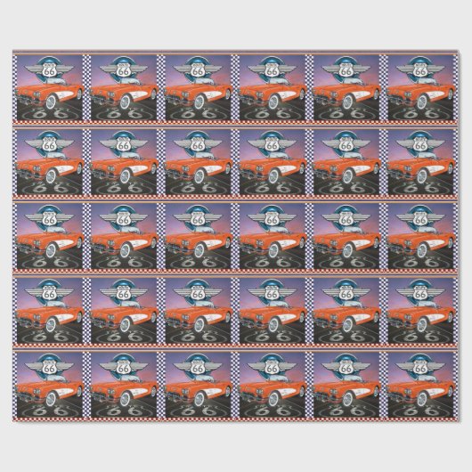 Route 66 - SRF Cadeaupapier (Vlak)