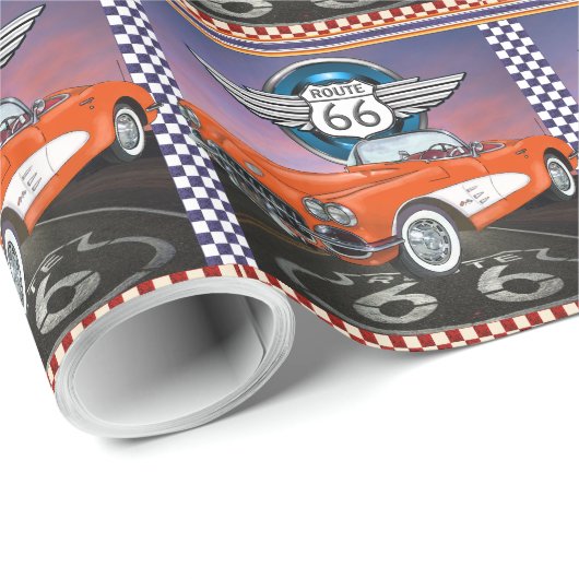 Route 66 - SRF Cadeaupapier (Rol Hoek)