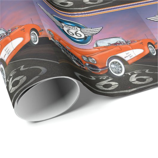 Route 66 - SRF Cadeaupapier (Rol Hoek)