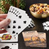 Route 66 St. Louis Gateway Arch Spelavond Pokerkaarten (Insitu)