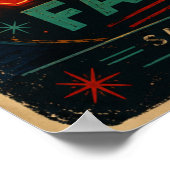 route 66 Starlite Neon Roadside Amerikaanse Gloed Poster (Hoek)