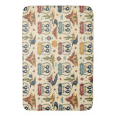 Route 66 State Shield Badkamer Decoratie Badmat (Voorkant Verticaal)