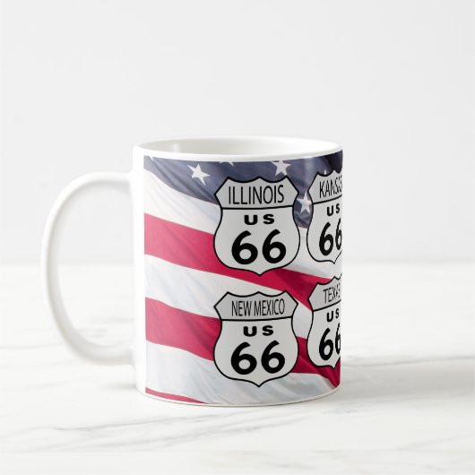 Route 66 Staten Koffiemok (Links)