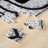 Route 66 States Puzzle Legpuzzel (Zijkant)