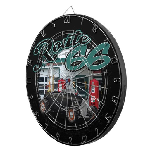 Route 66 Station Dartbord (Voorkant Rechts)