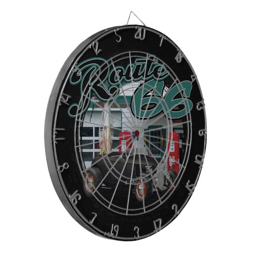 Route 66 Station Dartbord (Voorkant Links)