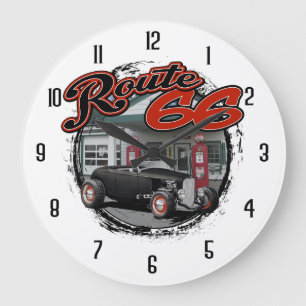 Route 66 Station Hot Rod Grote Klok