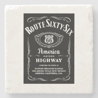 Route 66 stenen onderzetter
