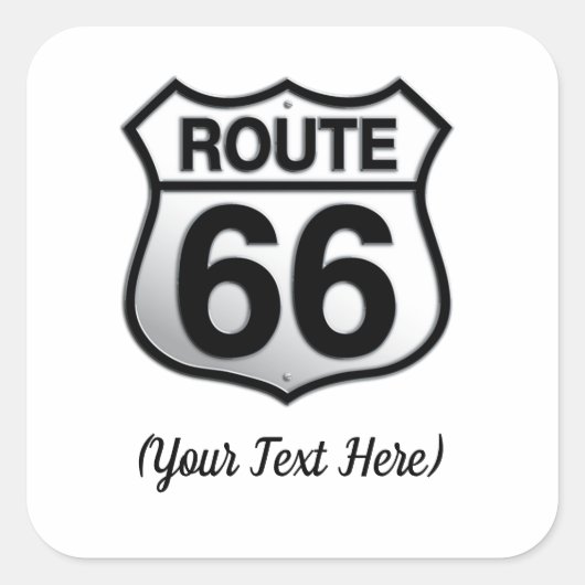 Route 66 Sticker (Voorkant)