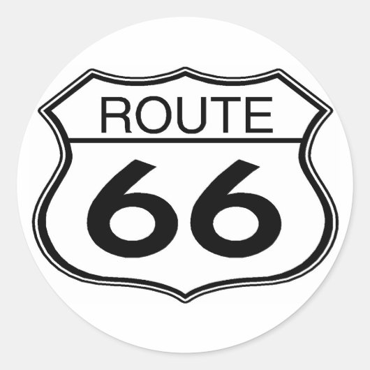 Route 66 - Sticker (Voorkant)