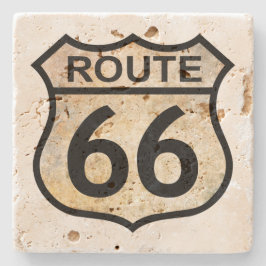Route 66 Stone Onderzetter