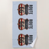 Route 66 strandlaken (Voorkant)