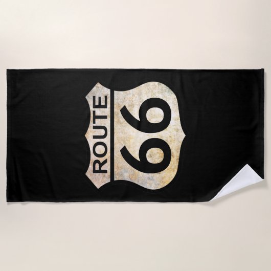 Route 66 strandlaken (Voorkant)