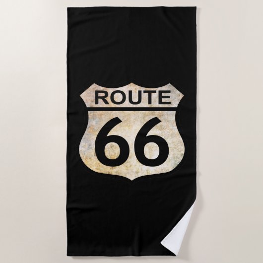 Route 66 strandlaken (Voorkant)