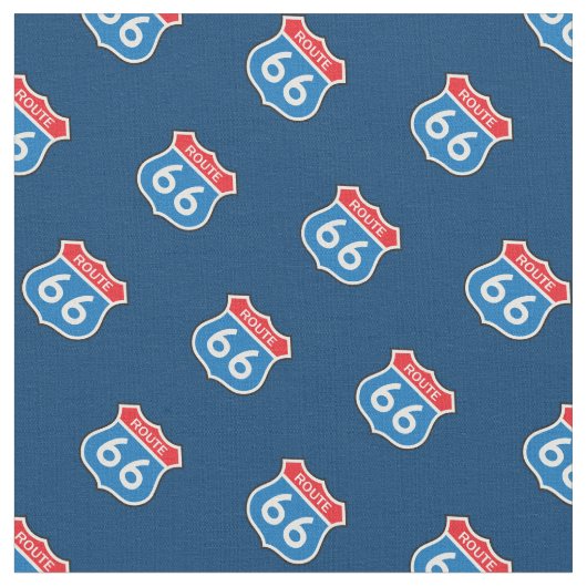  Route 66 Street Signs Stof (Close Up)
