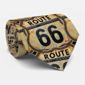 Route 66 stropdas (Opgerold)