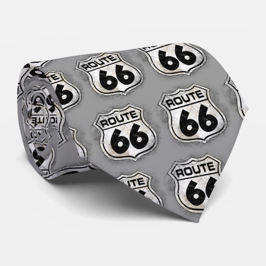 Route 66 stropdas (Opgerold)