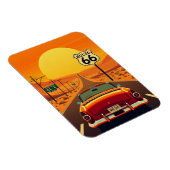 Route 66  Sunset Highway met Auto Magneet (Rechterzijde)