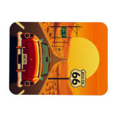 Route 66  Sunset Highway met Auto Magneet (Horizontaal)