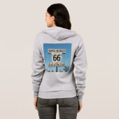 route 66 sweater met hoodie (Achterkant volledig)