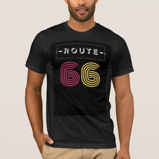 route 66 t-shirt (Voorkant)