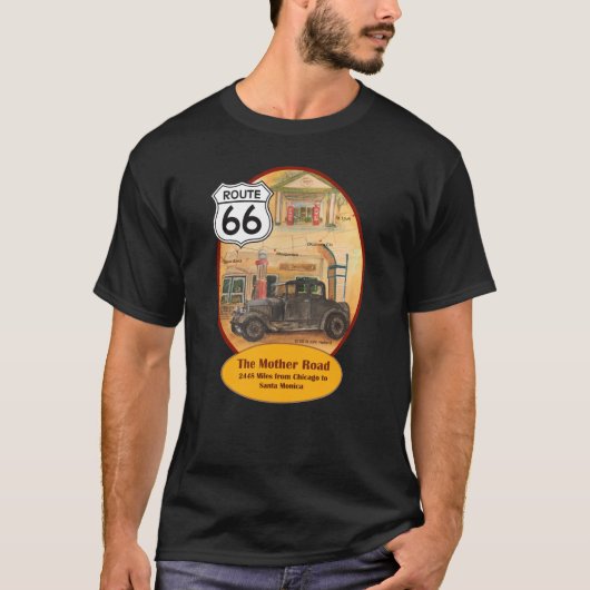 Route 66 t-shirt (Voorkant)