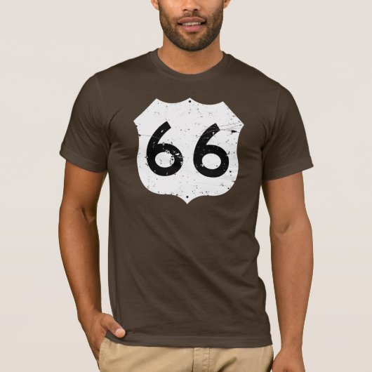 Route 66 t-shirt (Voorkant)