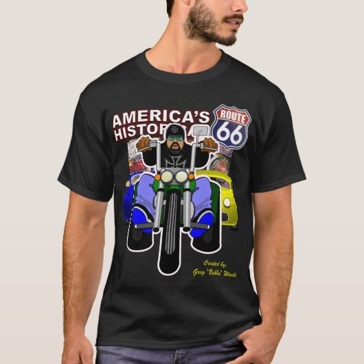 ROUTE-66 T-SHIRT (Voorkant)