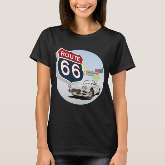 Route 66 t-shirt (Voorkant)