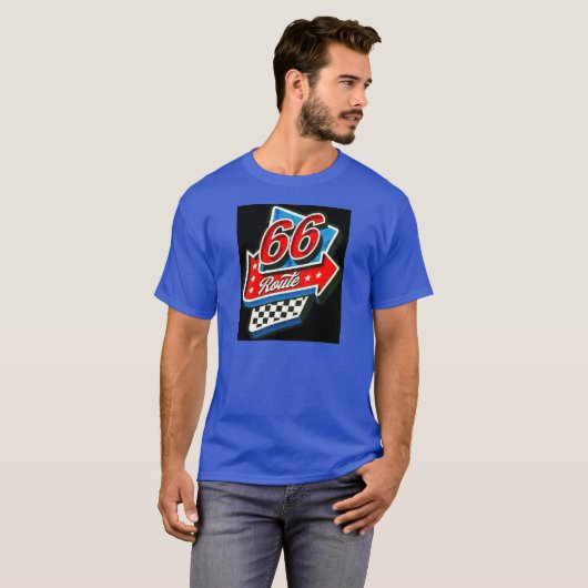 Route 66 t-shirt (Voorkant volledig)