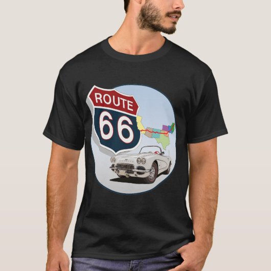 Route 66 t-shirt (Voorkant)