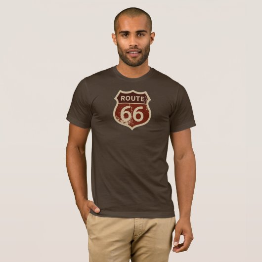 ROUTE 66 T-Shirt (Voorkant volledig)