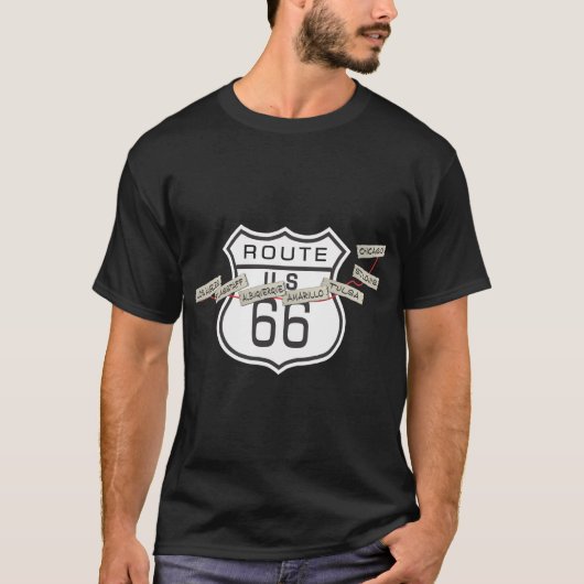 Route 66 t-shirt 2 (Voorkant)
